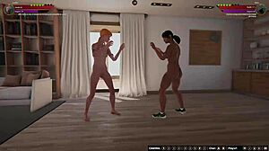 Рыжеволосые Джудит и Дела участвуют в горячей 3D лесбийской встрече
