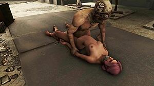 Fallout 4: Esplorazione di fantasie oscure con un personaggio dai capelli rosa in BDSM